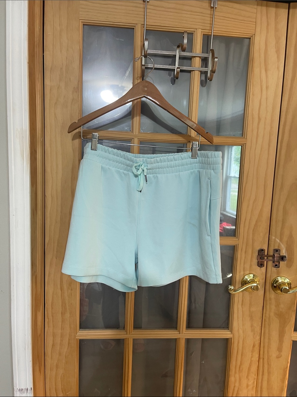 153. Pretty Mint Women's Drawstring Lounge Shorts